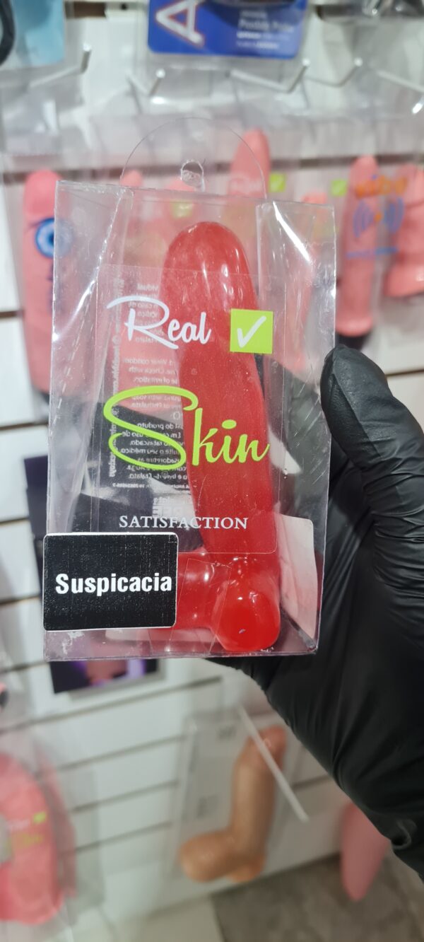 Mini Pene Natural Rojo Cristal
