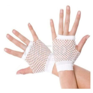 Mini Guantes De Red Blancos Malena