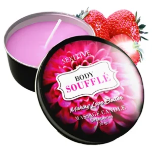 Vela de Masajes Body Souffle Strawberries 30gr