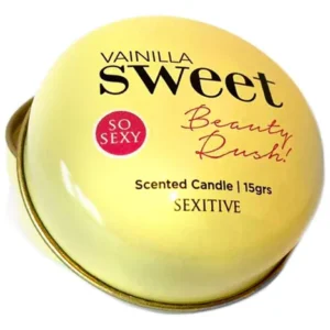 Vela Perfumada Vainilla Sweet 15grs Sexitive