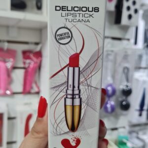 Mini Vibrador Lápiz labial Rosa
