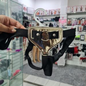Arnés Ajustable Aro Chico 3 cm Dorado