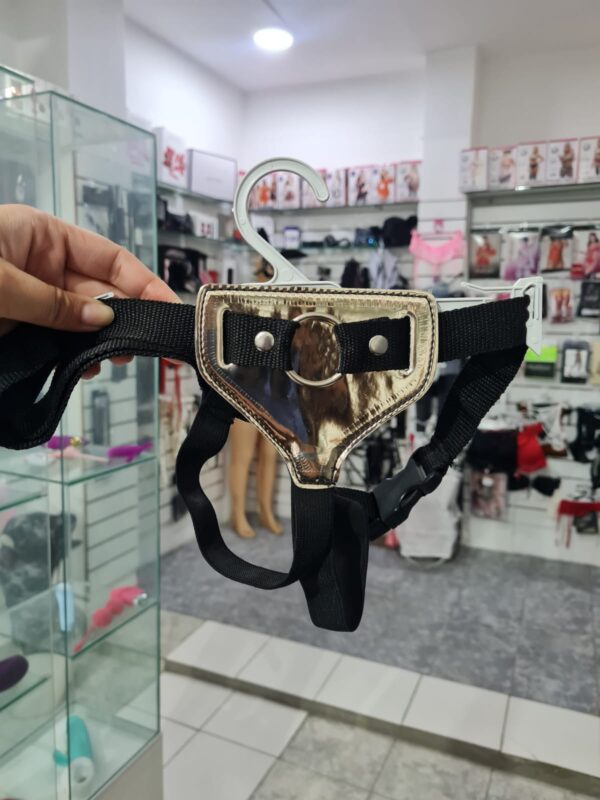 Arnés Ajustable Aro Chico 3 cm Dorado