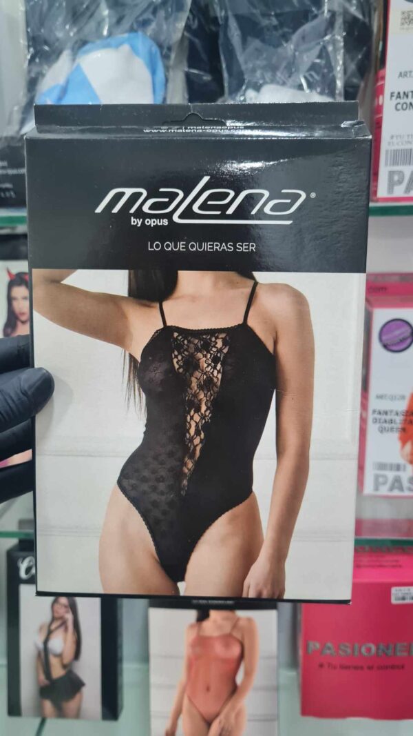 Body de Encaje Negro Malena