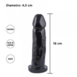 Dildo macizo Super Negro