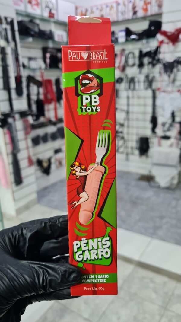 Cubierto tenedor con base de pene