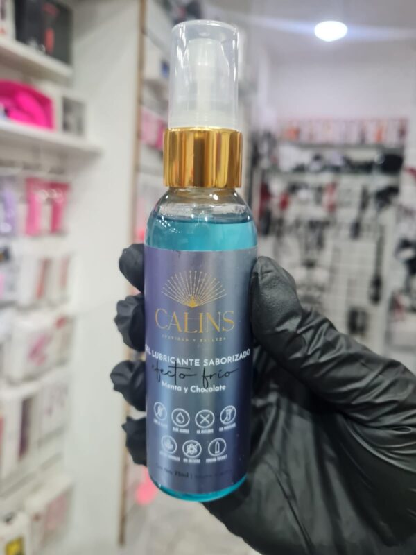 Lubri Calins efecto frio sabor chocolate y menta