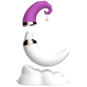 Vibrador de cli luna y ventosa