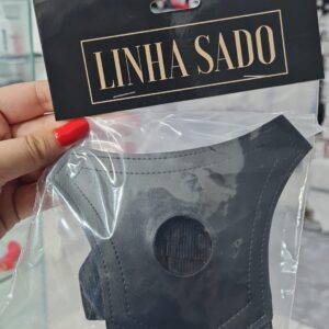 Cinturon de piel sintética con elastico