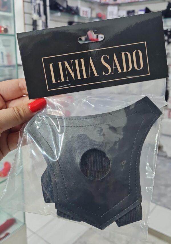Cinturon de piel sintética con elastico