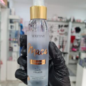 Aceite para masajes Efecto calor Maca