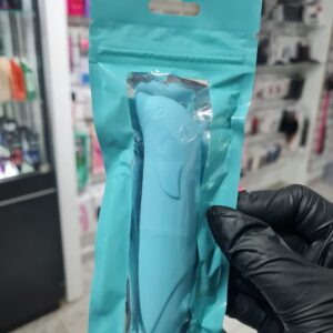 Vibrador punto g a pilas Delfin azul