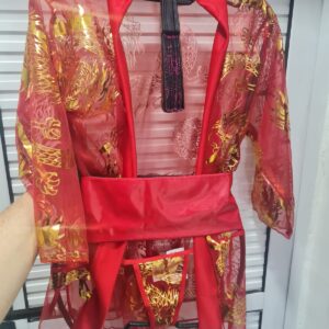 Disfraz Geisha con abanico