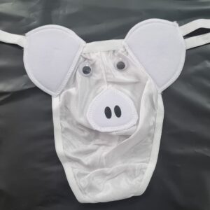 Tanga Less Chanchito Blanco
