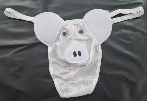 Tanga Less Chanchito Blanco