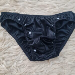 Slip Masculino Trasero Abierto Negra Pasionel