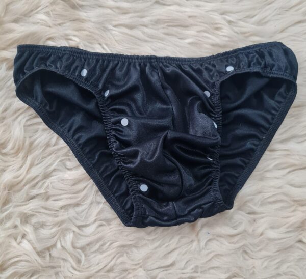 Slip Masculino Trasero Abierto Negra Pasionel