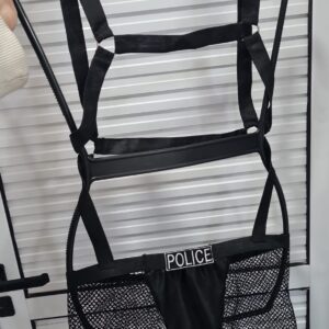 Disfraz de seguridad accesorio negro transparente