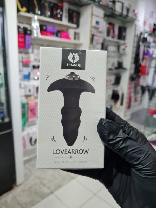 Plug anal con vibro flecha de amor