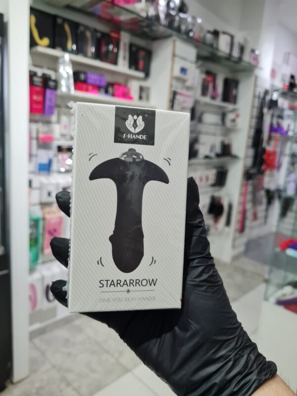 Plug anal con vibro flecha estrella