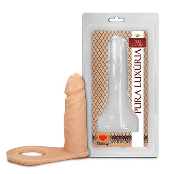 Anillo con dildo anal 10,4x2,8cm