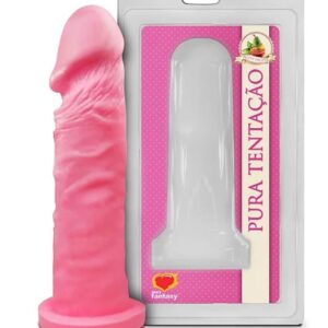 Dildo aroma frutilla 15x4cm