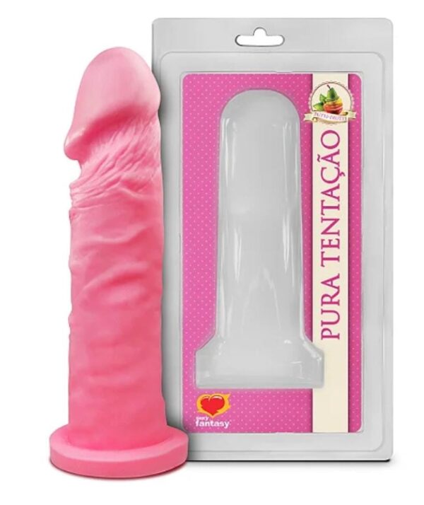 Dildo aroma frutilla 15x4cm