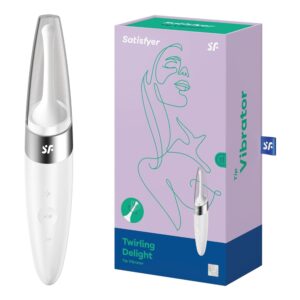 Twirling deligth vibrador clitoris blanco