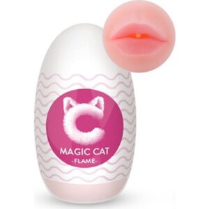Egg Masturbador cyberskin rosa flame boca