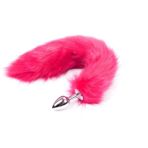 Plug anal small cola de zorro Small rosa