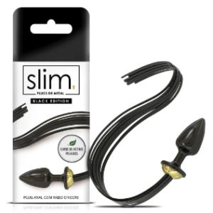 plug anal chicote - linha slim