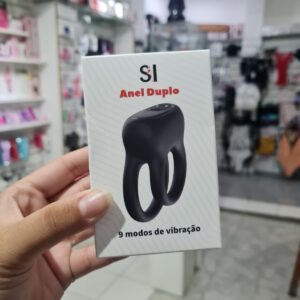 Anillo doble con vibro recargable